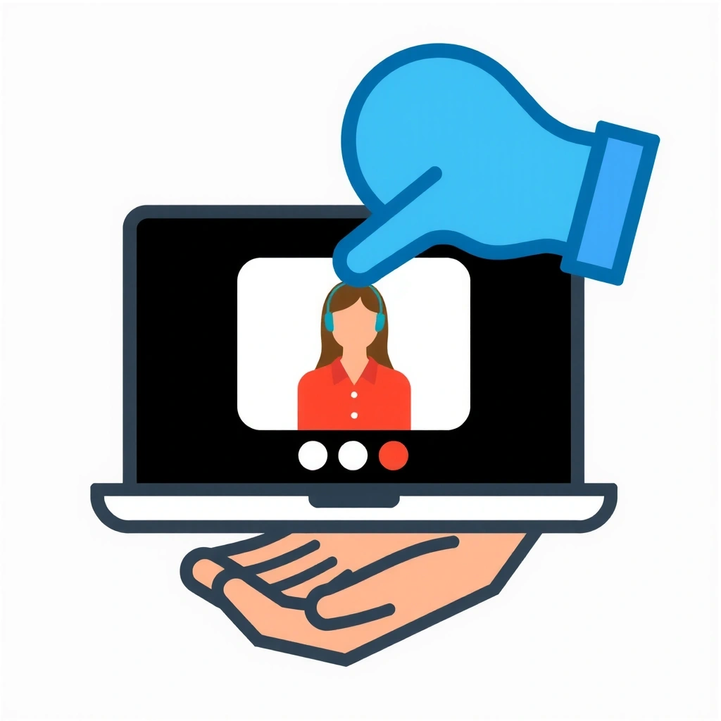 Symbolbild für Online-Beratung und Unterstützung