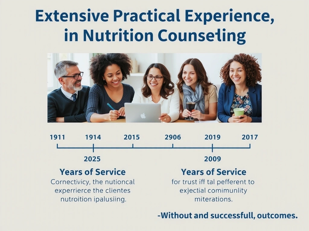 Bild, das Erfahrung in der Ernährungsberatung symbolisiert