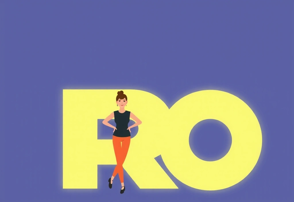 Eine Person, die ihre Rechte mit einem großen 'R' symbolisiert